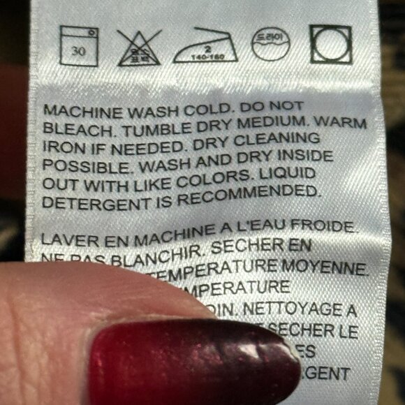 Levi's Ribcage Strait Ankle Leopard Corduroy Pants, Size 29 - Picture 11 of 13